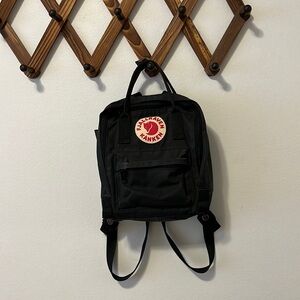 Fjallraven mini kanken backpack.